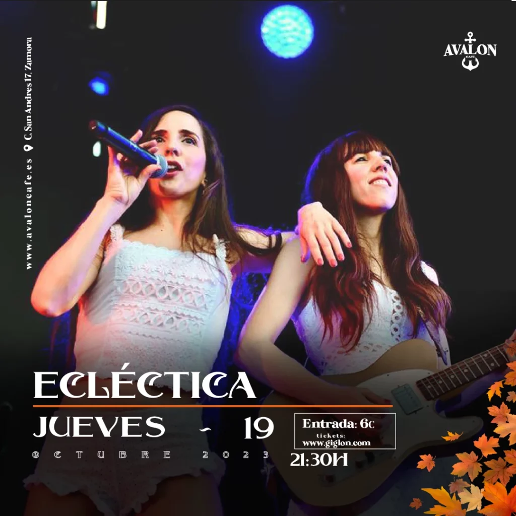 Avalon Café Zamora - ECLÉCTICA en Vivo: Un Encuentro con la Música en Avalon Cafe Zamora