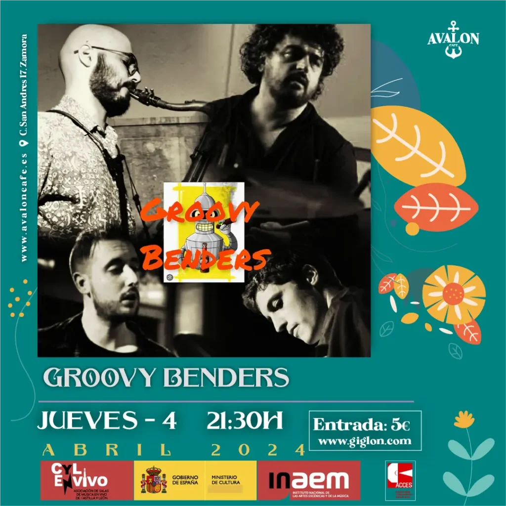 Avalon Café Zamora - En Vivo Groovy Benders en Avalon Café, Zamora