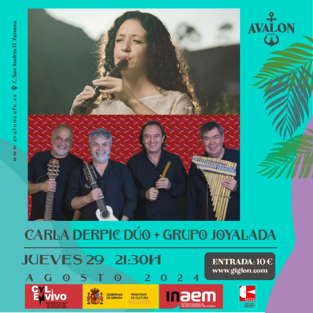 Avalon Café Zamora - Carla Derpic dúo + Grupo Joyalada