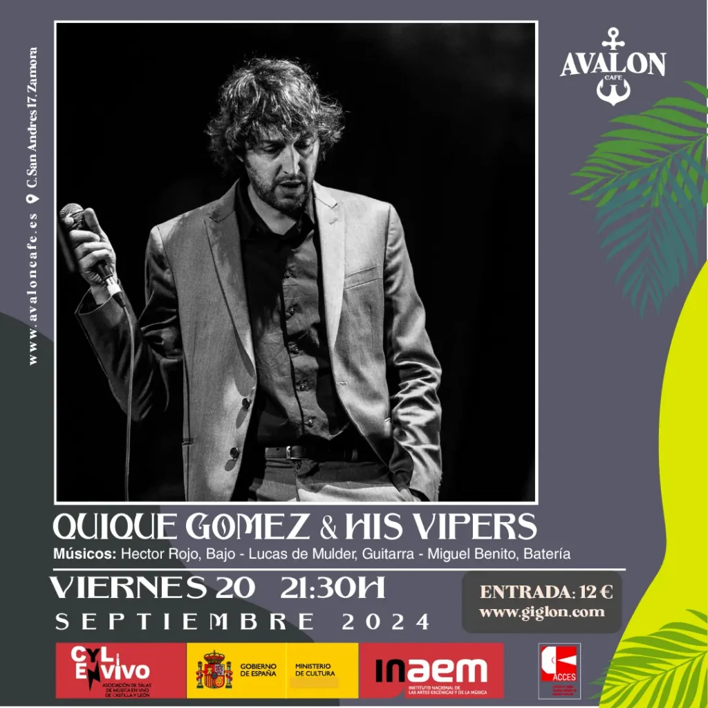 Avalon Café Zamora - Quique Gomez & His Vipers